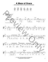 A Maze of Grace Guitar and Fretted sheet music cover